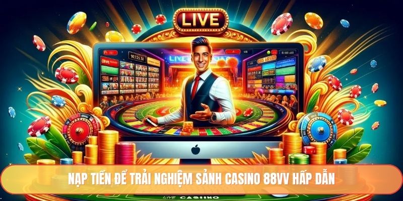Nạp tiền để trải nghiệm sảnh casino 88vv hấp dẫn